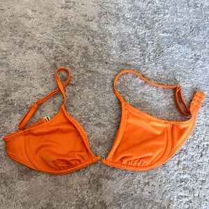 orange bikini top